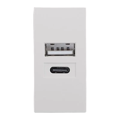 Carregador USB A USB C de 15 W