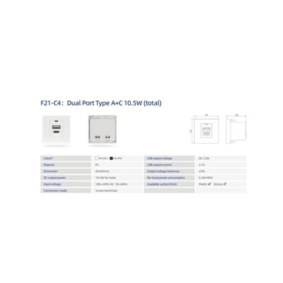 Mòdul d'alimentació USB A USB C